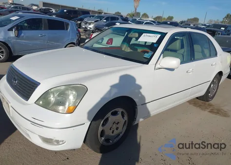 2001 Lexus Ls 430 from USA, damaged, VIN JTHBN30F710035375